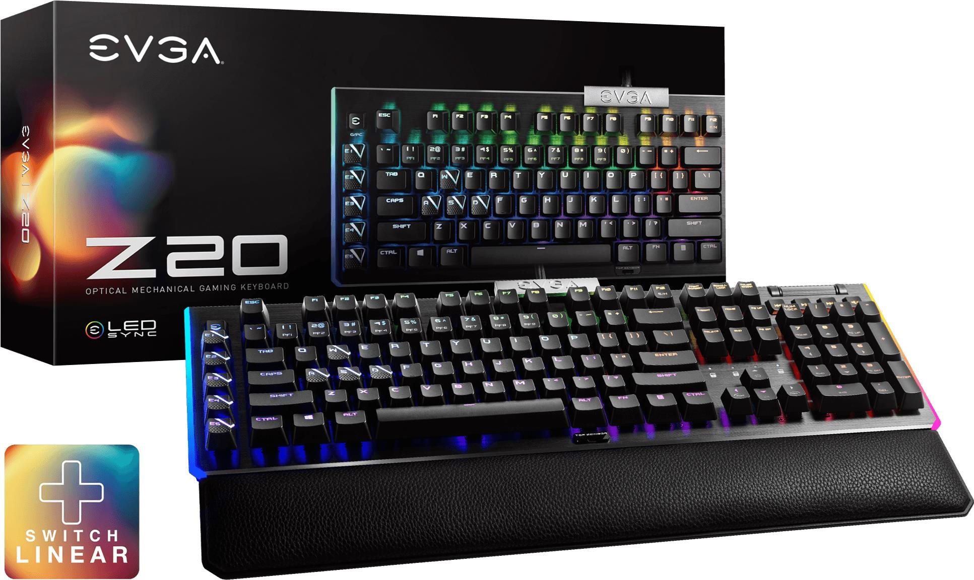 EVGA Z20 RGB Optical Gamer billentyűzet