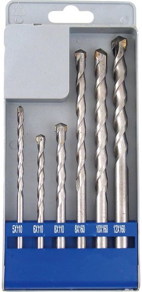 EXTOL CRAFT vrtáky príklepové do betónu, priemer  5 – 12 mm, SK,...
