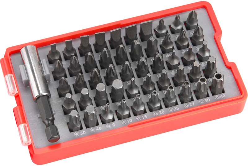 EXTOL PREMIUM hroty, súprava 51 ks, s držiakom do vŕtačky Sada bitov