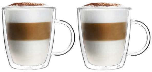 EzyStyle Doppelwandige niedrige Latte Gläser - 180 ml - 2 Stück Glas