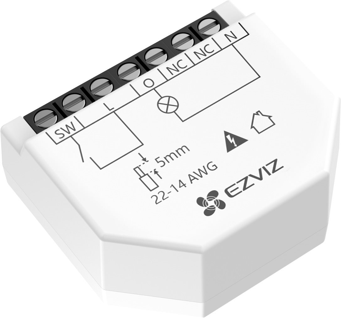 EZVIZ Inteligentný spínací Wi-Fi modul T35-R100-W (1ch) Spínač