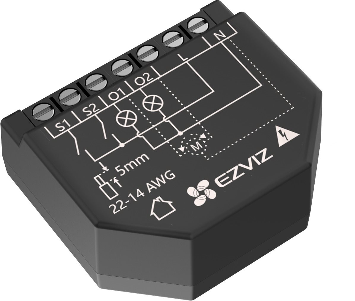 EZVIZ Smart Switching WLAN-Modul T36-R100-WM (2 Kanäle,...
