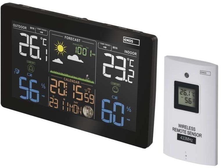 EMOS Domáca bezdrôtová meteostanica E5111 Meteostanica