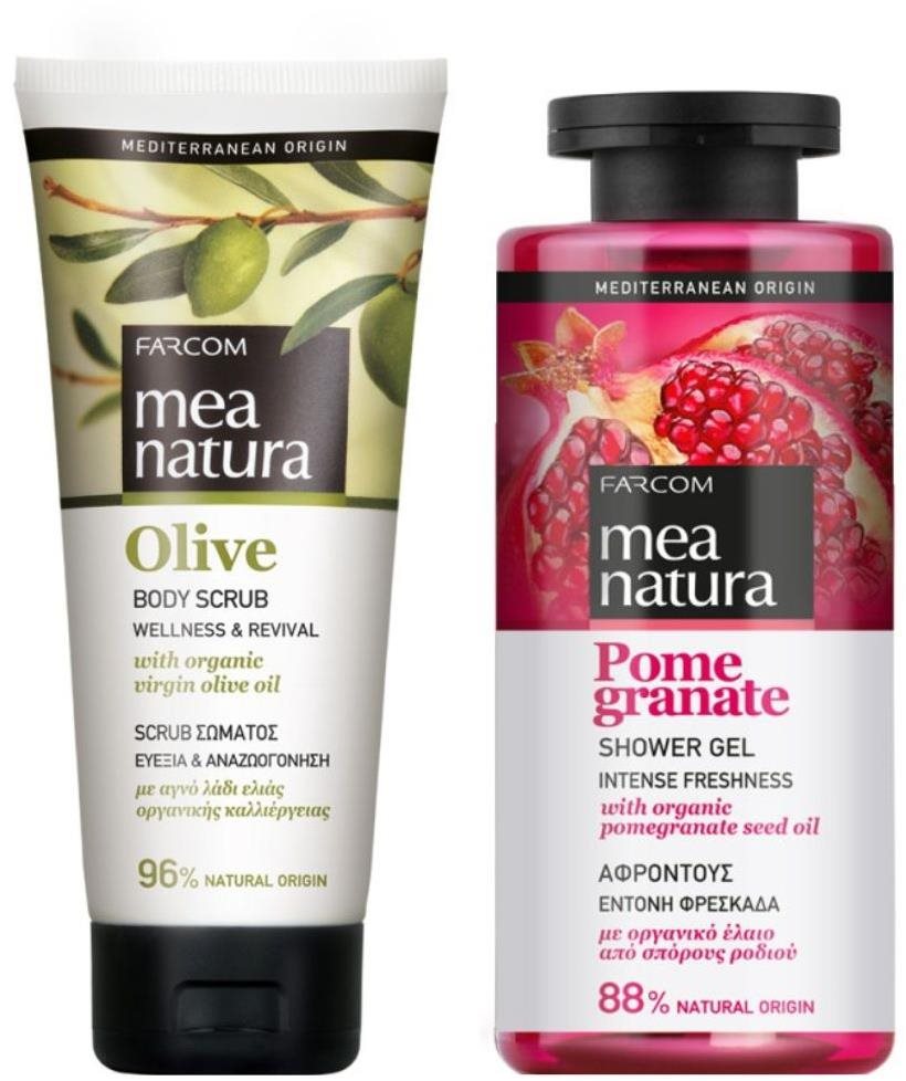 Farcom Mea Natura Sprchový gél Granátové jablko 300 ml + Olivový...