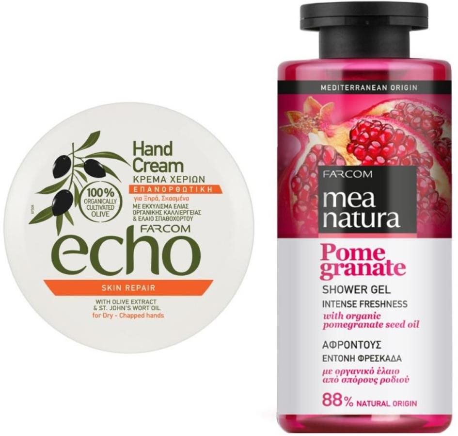 Farcom Mea Natura Sprchový gél Granátové jablko 300 ml + Olivový...