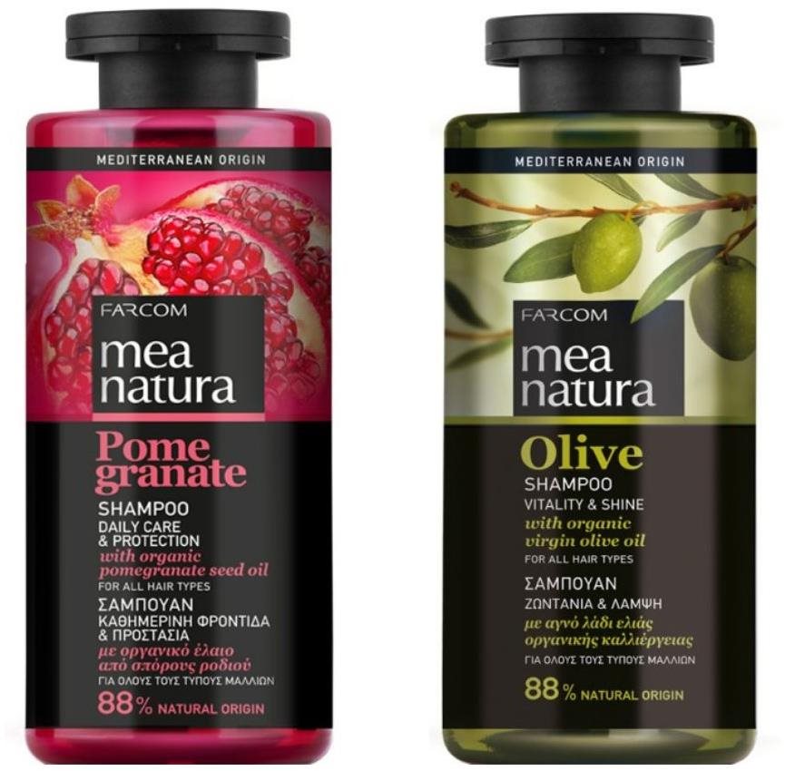 Farcom Mea Natura Šampón Gr. Jablko Každodenný 300 ml + Olivový...
