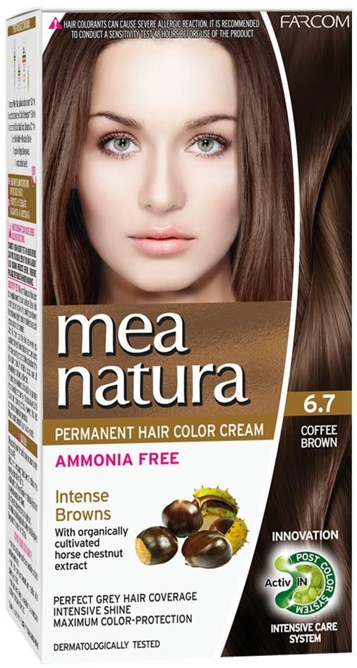 Farcom Mea Natura bez amoniaku 6.34, medovozlatá tmavý blond, 60 ml...