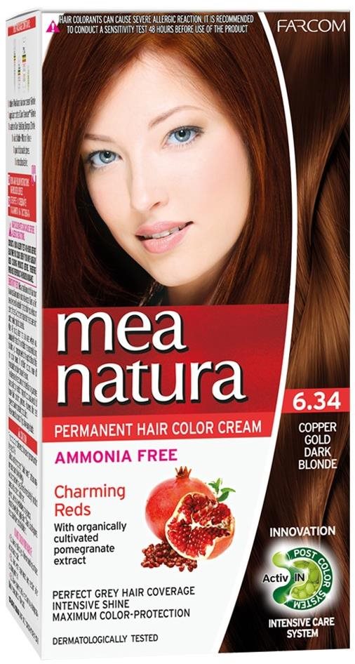 Farcom Mea Natura bez amoniaku 4.5, tmavý mahagón, 60 ml Farba na...