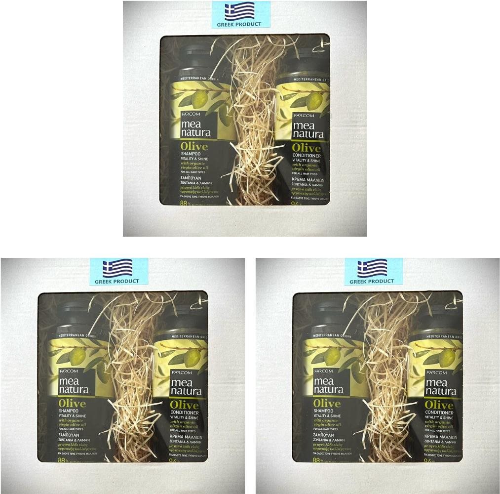 Farcom Olivový, Šampon Vitalita a Lesk 300 ml + Kondicionér 300 ml,...