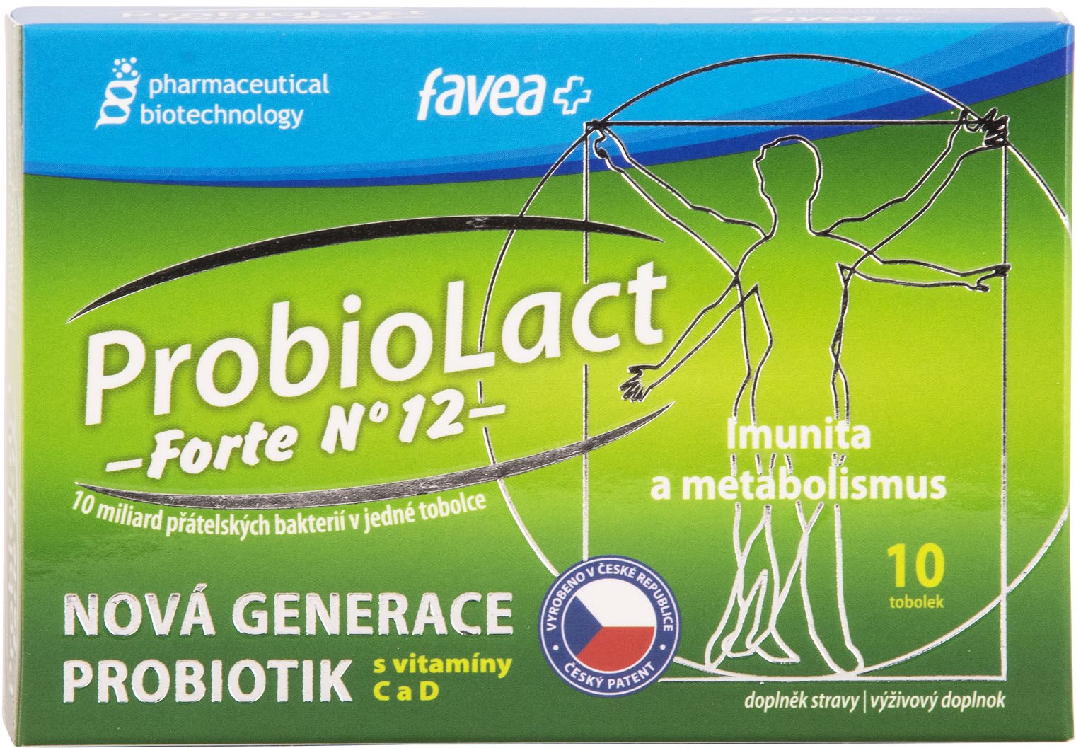 Favea ProbioLact forte No 12, 10 kapsúl Probiotiká