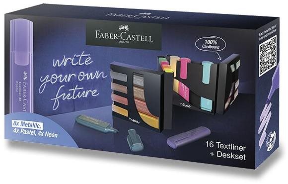 FABER-CASTELL Textliner 46, 16 szín Szövegkiemelő