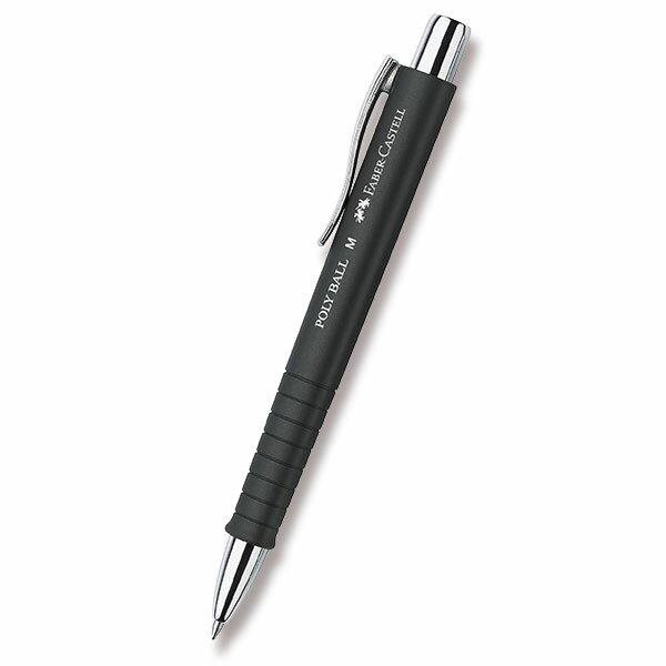 FABER-CASTELL Poly Ball M, fekete Golyóstoll