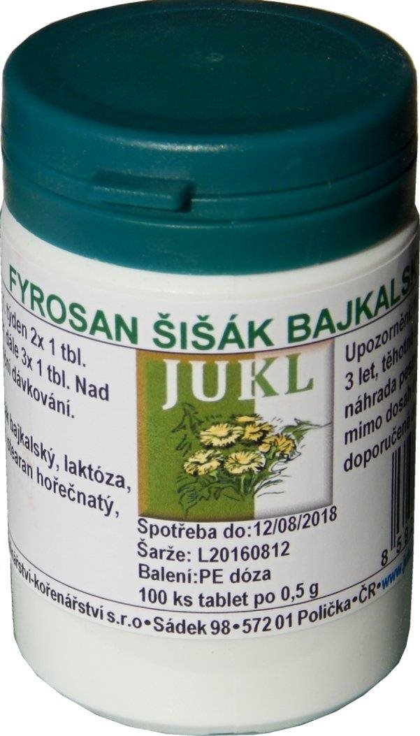 Jukl Fyrosan Šišák bajkalský Doplněk stravy