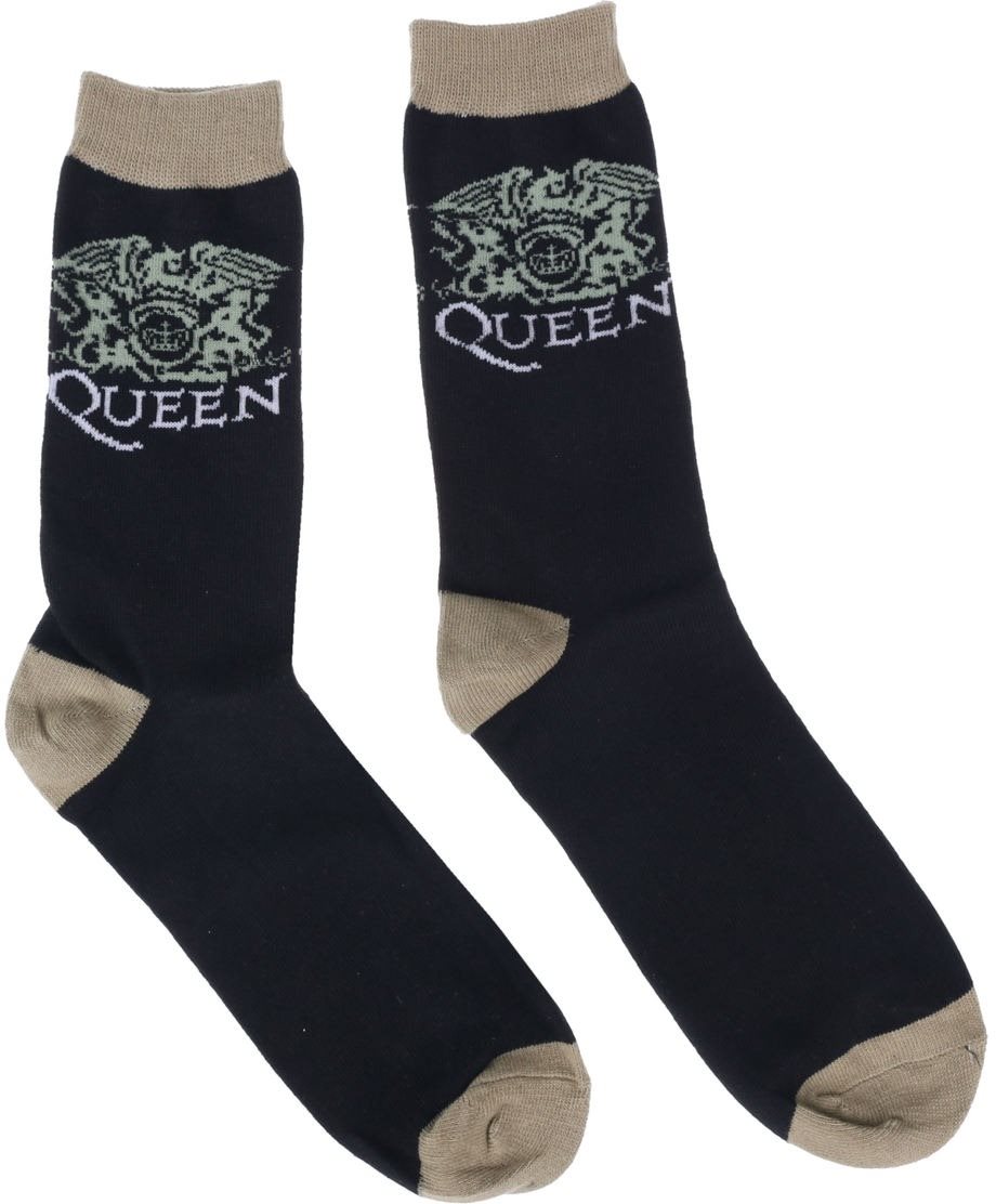 Queen – Crest Blocks unisex modré – ponožky Ponožky