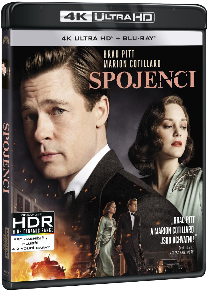 Spojenci (2 disky) - Blu-ray + 4K Ultra HD Film na Blu-ray