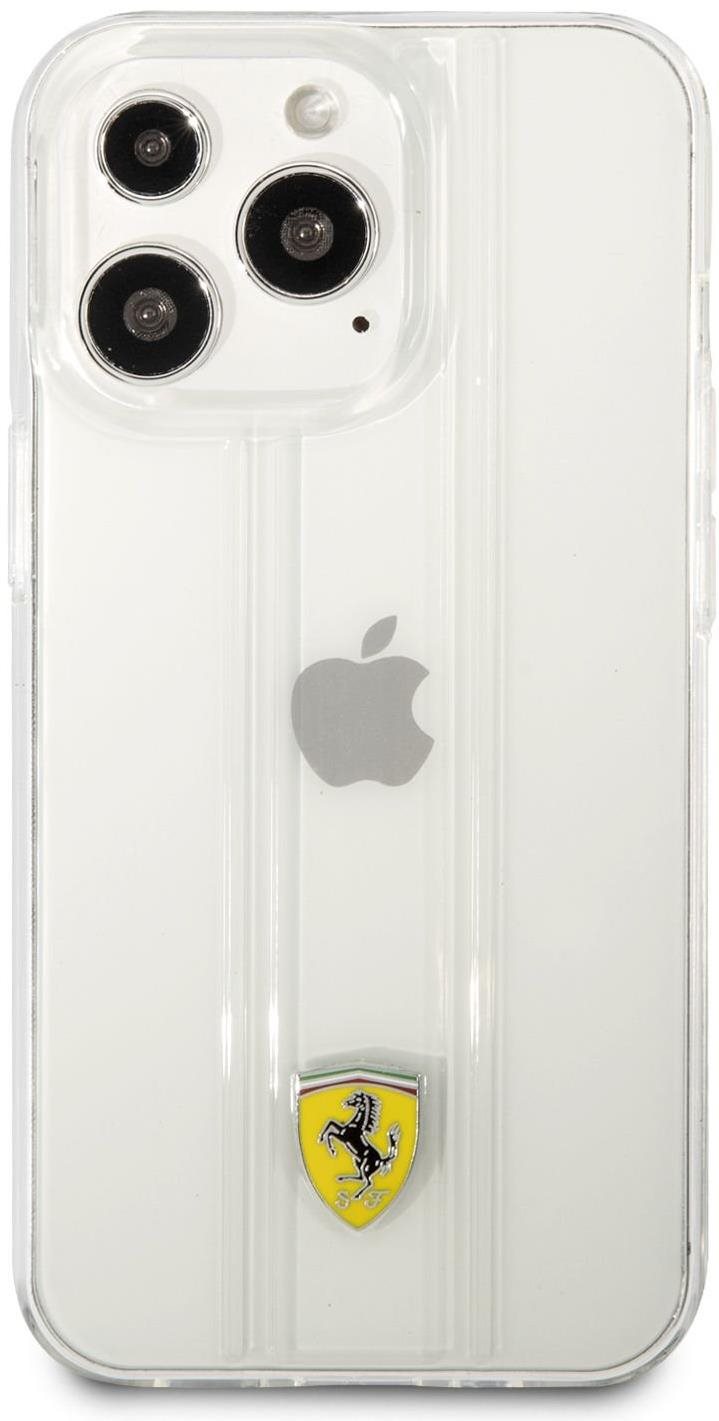 Ferrari PC/TPU 3D Stripes Back Cover for Apple iPhone 13 Pro...