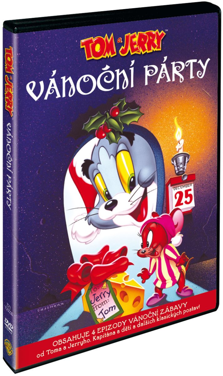 Tom a Jerry: Vánoční párty - DVD Film na DVD