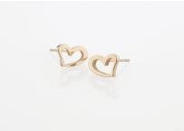 Náušnice STORM Heart Rose Gold 9980695/GR Náušnice