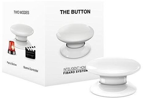 FIBARO The Button blanc Apple HomeKit Commutateur sans fil connecté