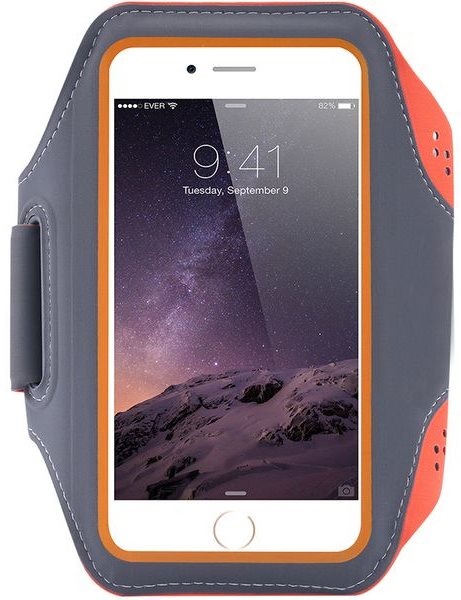 Mobilly Handheld Sports Case, Orange Phone Case