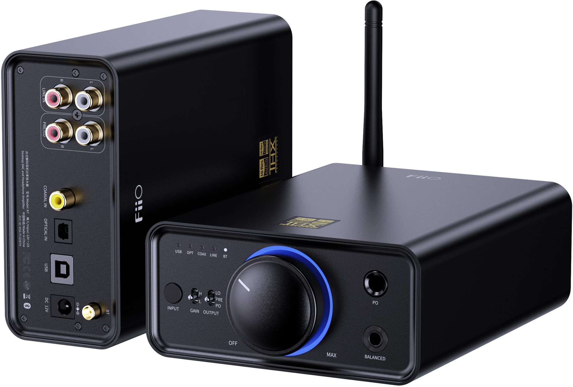 FIiO K7 Bluetooth Fül-/fejhallgató erősítő