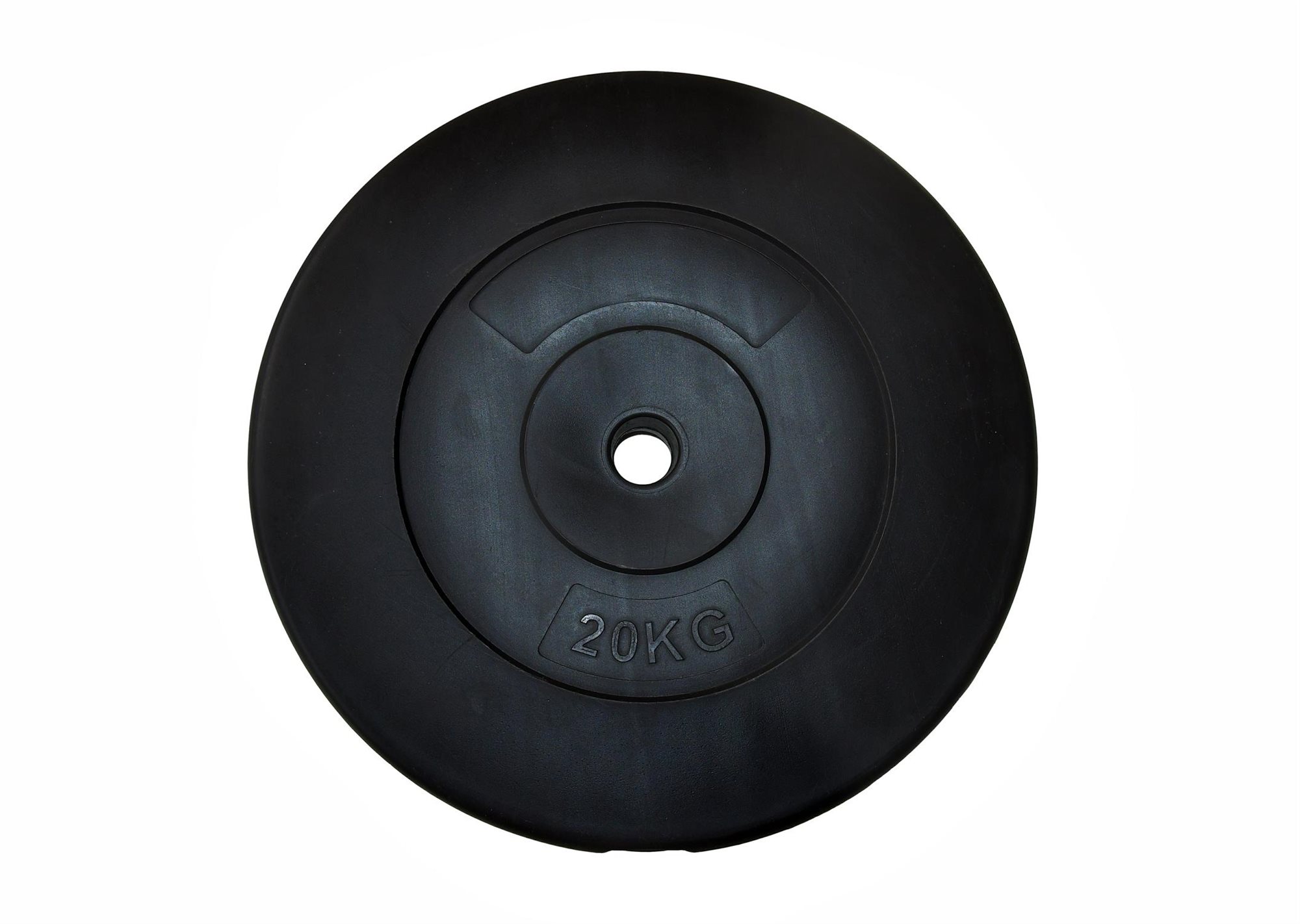 FitnessLine Kotouč s cementovou náplní 20 kg Závaží na činky