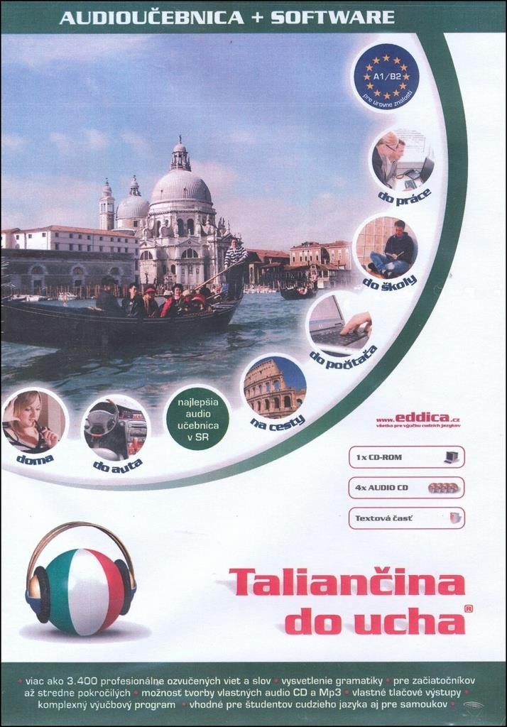 Taliančina do ucha Audiokniha na CD