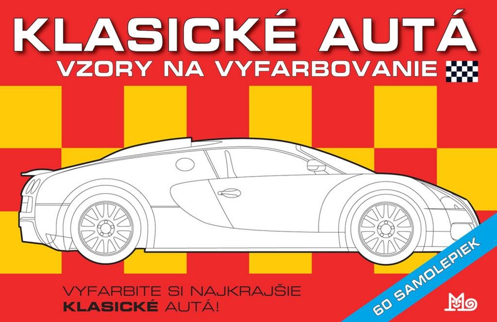 Klasické autá: Vzory na vyfarbovanie Omalovánky
