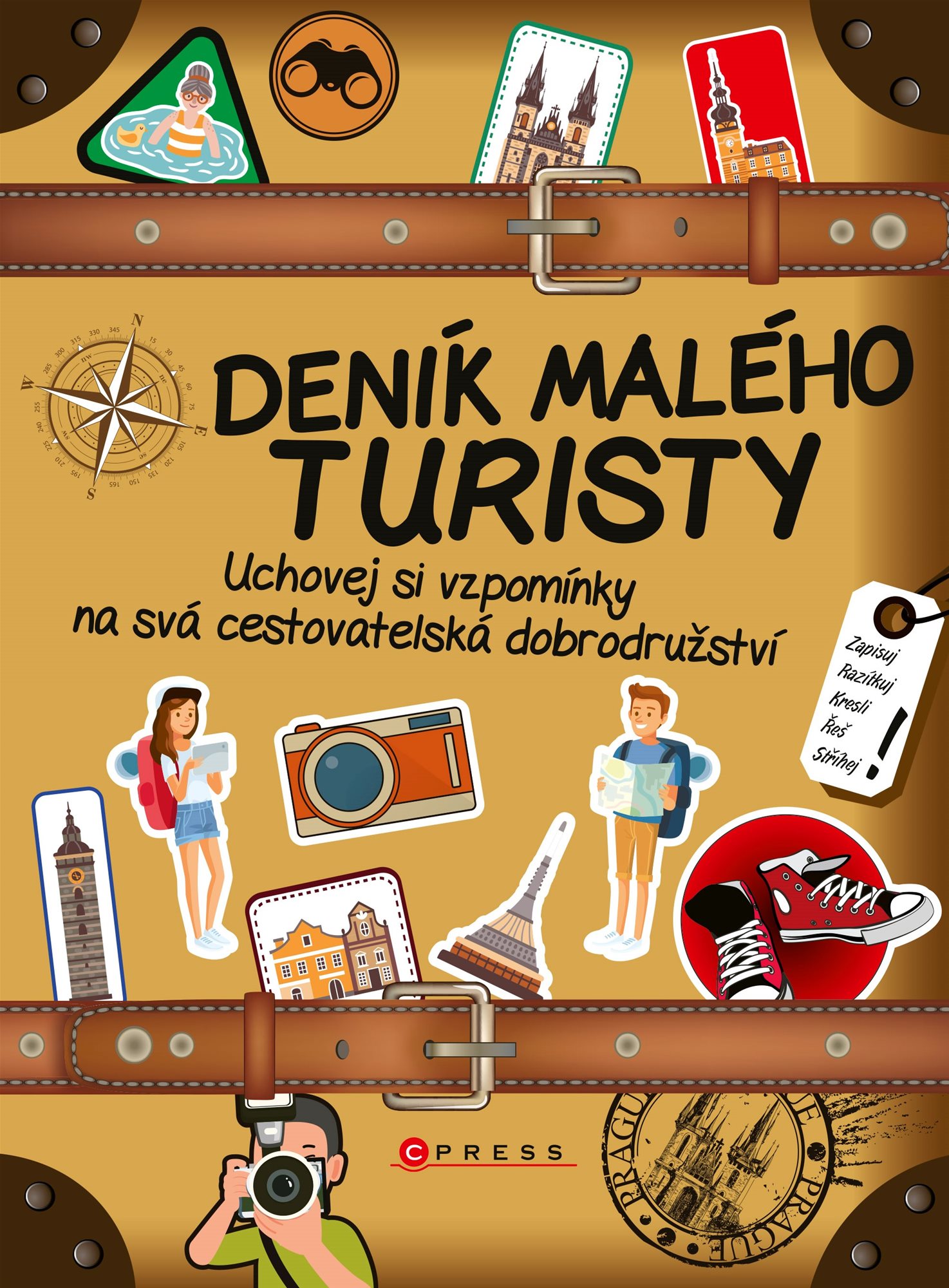Deník malého turisty: Uchovej si vzpomínky na svá cestovatelská...