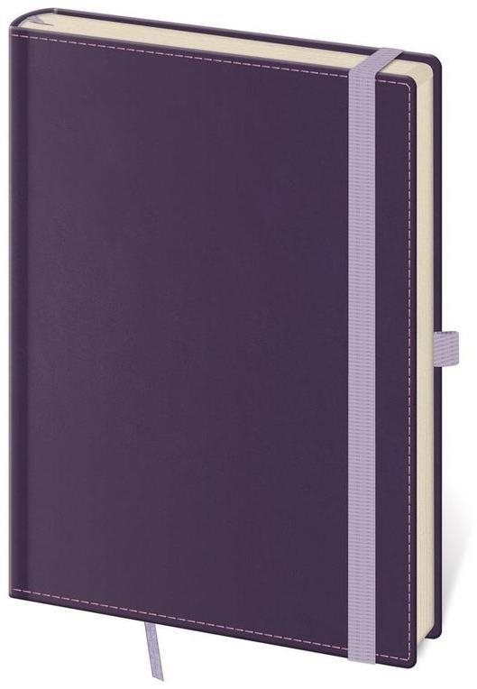 Linkovaný zápisník Double Violet M Diář