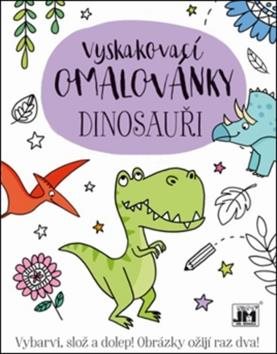 Vyskakovací omalovánky Dinosauři Omalovánky