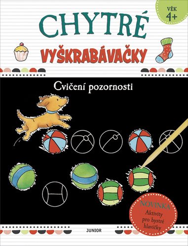 Chytré vyškrabávačky Cvičení pozornosti: Aktivity pro bystré...
