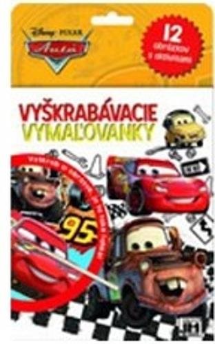 Škrábací omalovánky Auta: obsahuje dřevěné rydlo Vyškrabávací obrázky