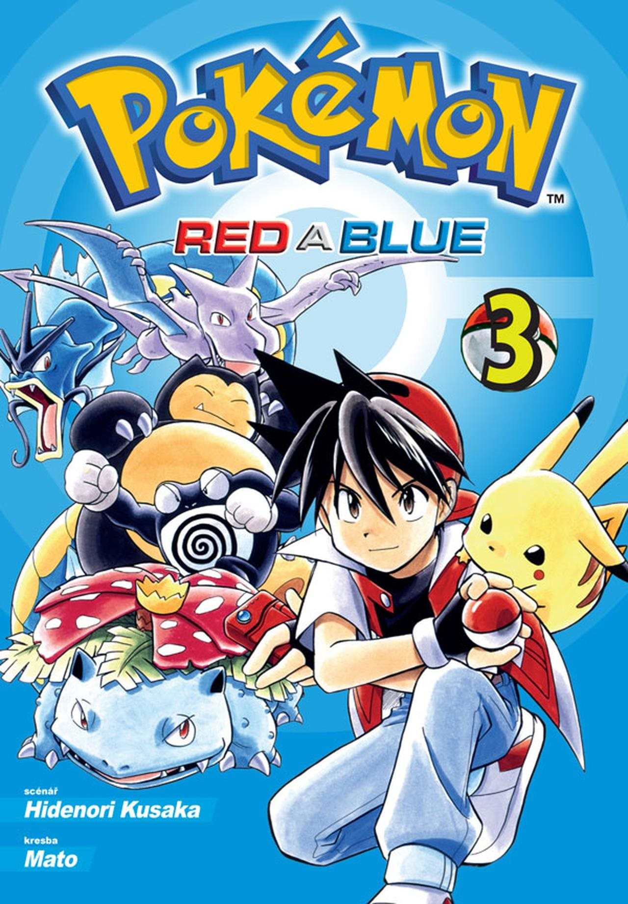 Pokémon Red a Blue 3 [Kniha] - Hidenori Kusaka