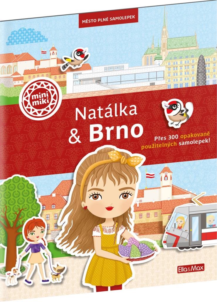 Natálka & Brno: Mesto plné samolepiek Detské nálepky