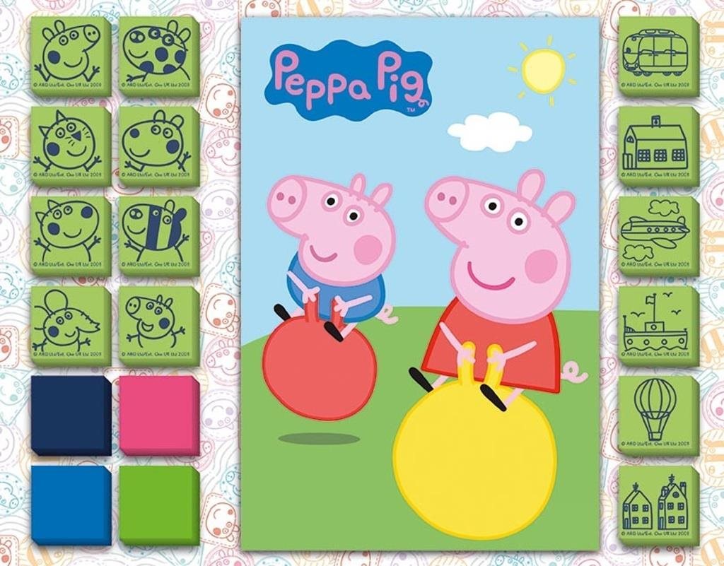 Zábavné razítkování Peppa Razítka pro děti
