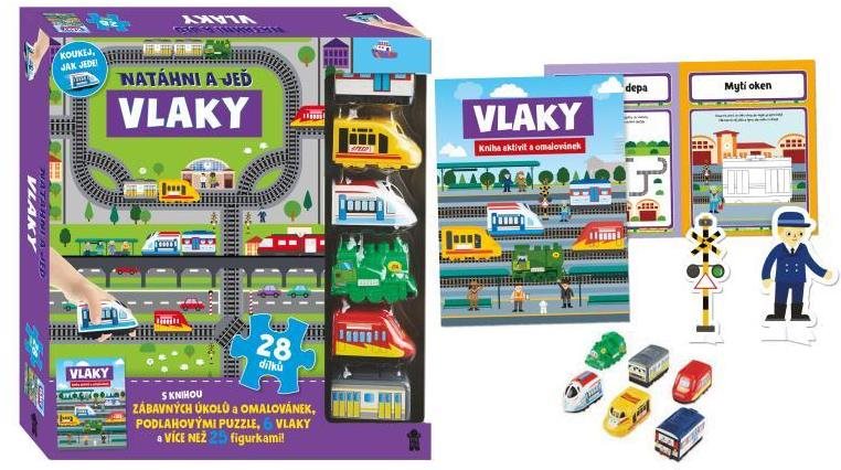 Natáhni a jeď Vlaky [Kniha]