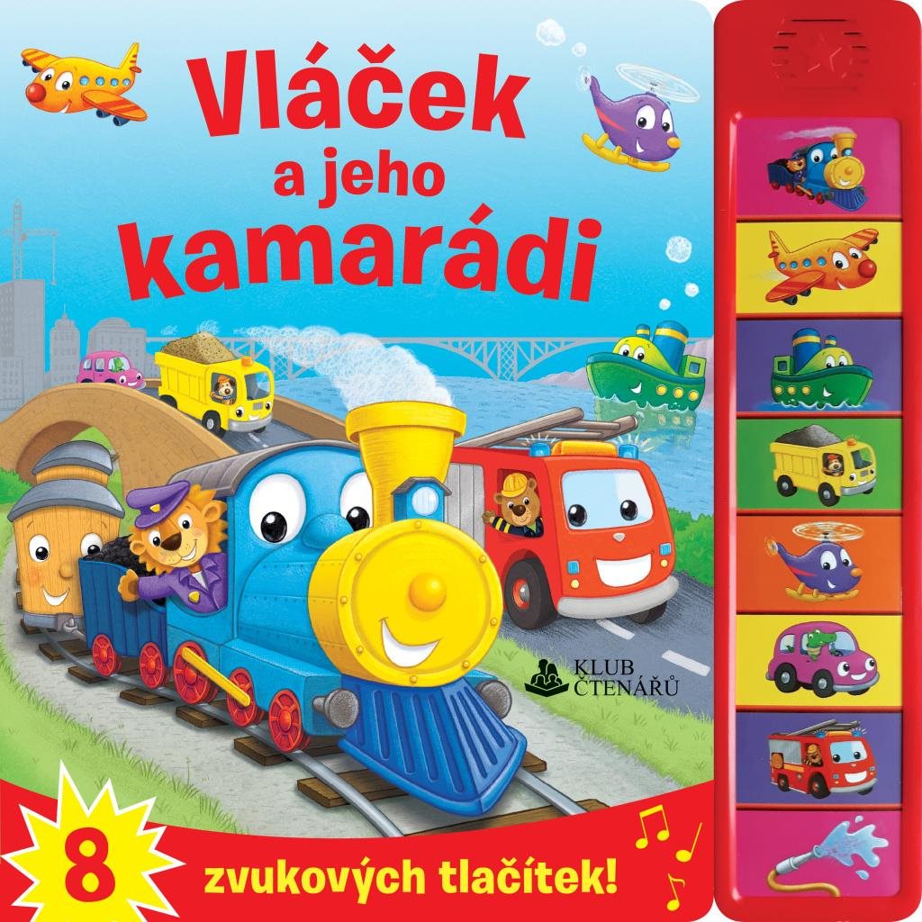 Vláček a jeho kamarádi: 8 zvukových tlačítek a přes 50 prvních slov...