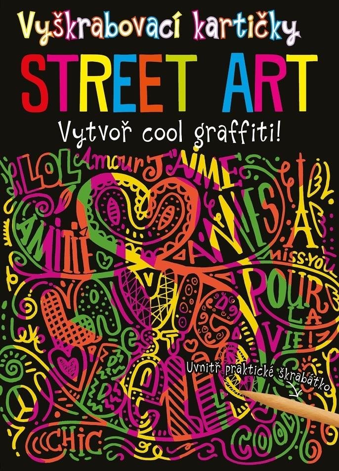 Vyškrabovací kartičky STREET ART: Vytvoř kouzelné obrázky! +...
