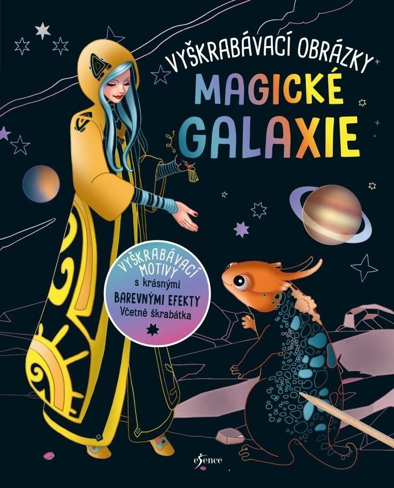 Vyškrabávací obrázky Magické galaxie Vyškrabávací obrázky