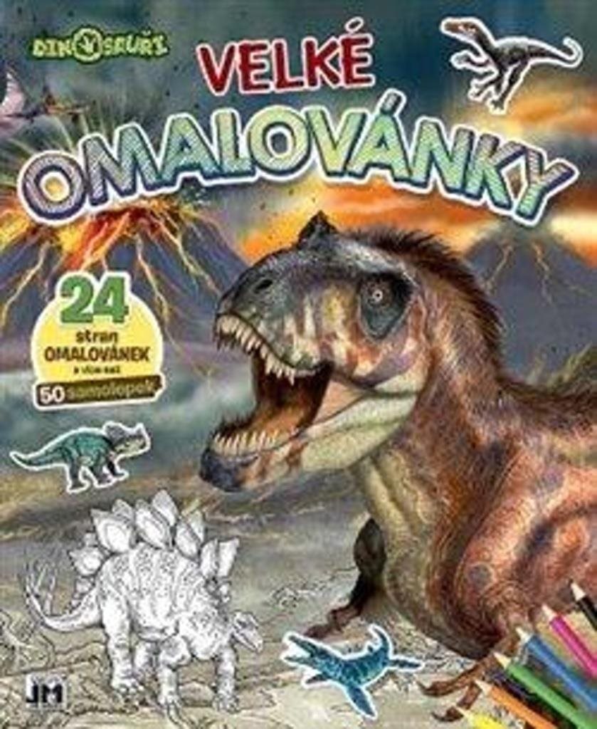 Velké omalovánky Dinosauři Omalovánky