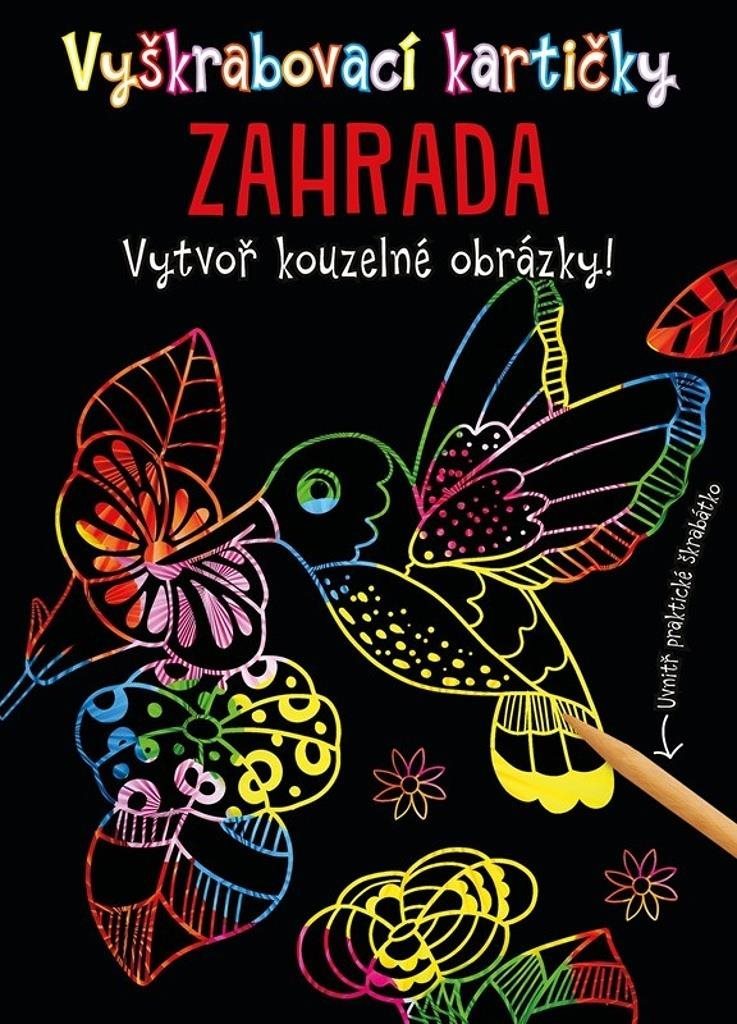 Vyškrabovací kartičky ZAHRADA: Vytvoř kouzelné obrázky! + škrabátko...