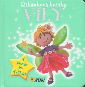 Říkanková knížka Víly: 4 puzzle po 4 dílcích [Kniha]