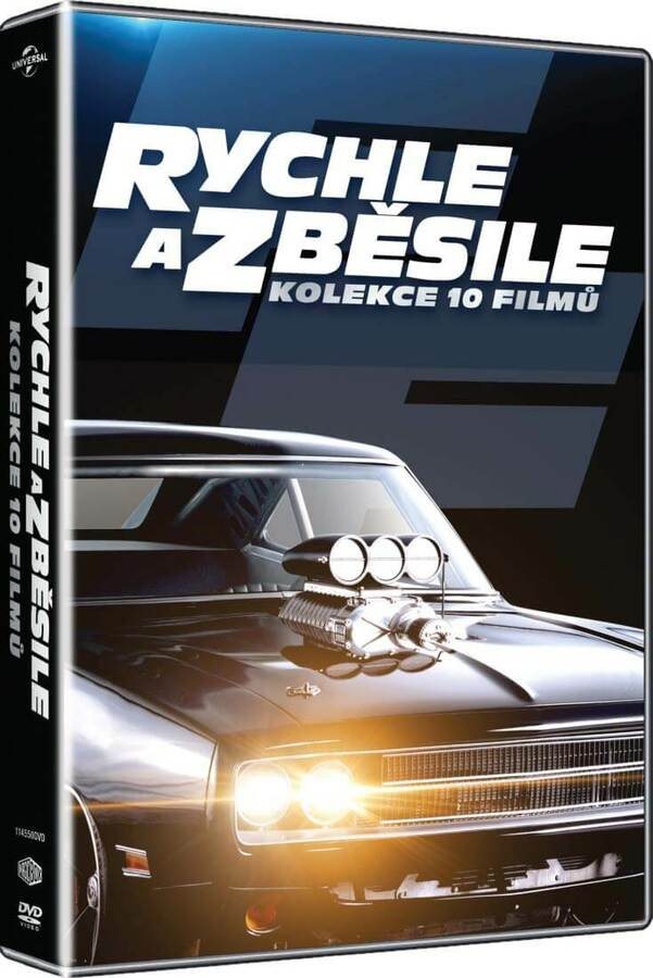 Rýchlo a zbesilo kolekcia 1 – 10 10 blu-ray Film na Blu-ray