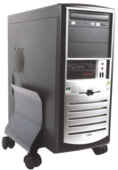 Fellowes Premium auf Rädern, schwarz PC-Halterung