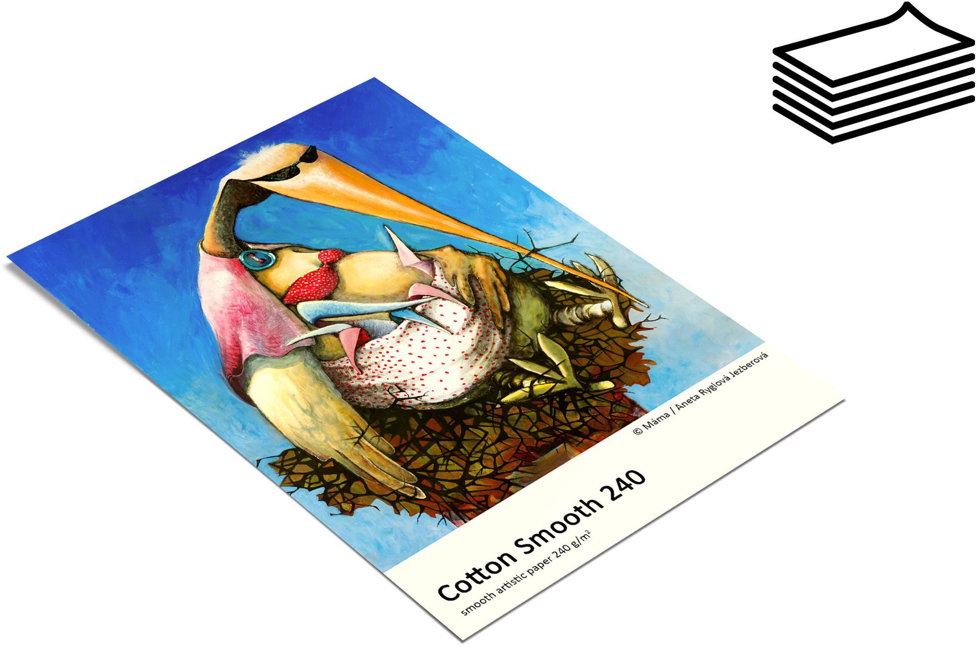 FOMEI Cotton Smooth 240 A3+ (32.9 x 48.3cm)/20 Fotopapier