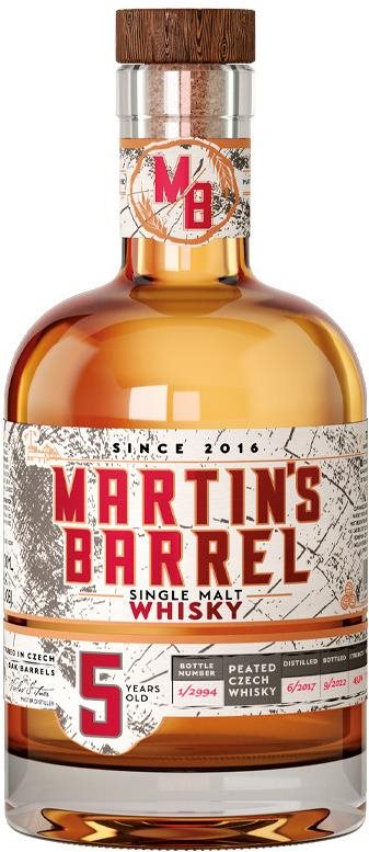 Martin´s Barrel 5YO 0,7 l 43,3 % Whisky