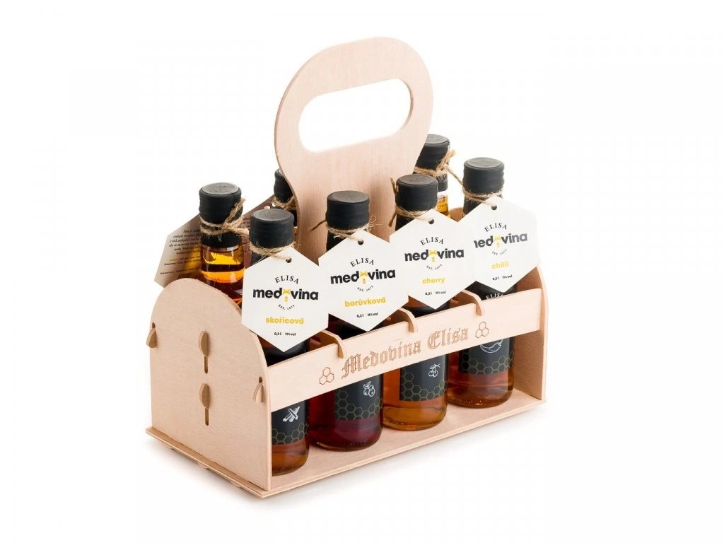 Elisa Dárkový box Elisa s 8 medovinami Likér