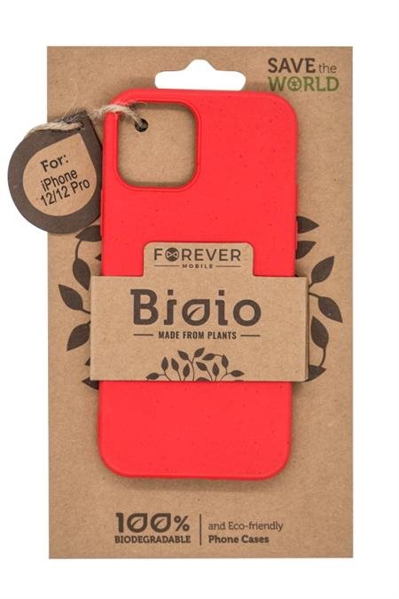 Forever Bioio pour Apple iPhone 12/iPhone 12 Pro rouge Coque de...