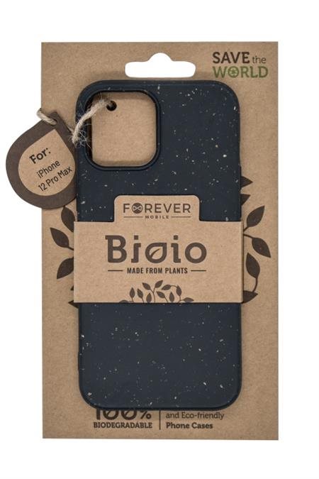 Forever Bioio Apple iPhone 12 Pro Max fekete tok Telefon tok